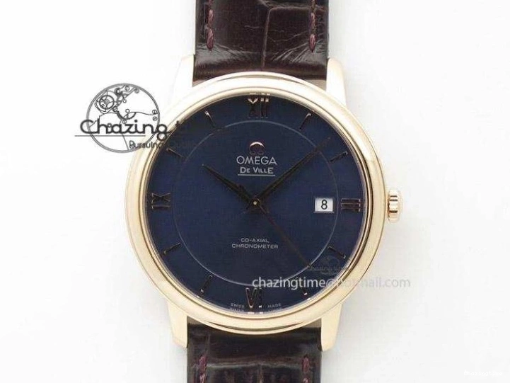 0719 De Ville MK 1:1 Best Edition SS Black Dial On Black Leather Strap A Unisex 8261